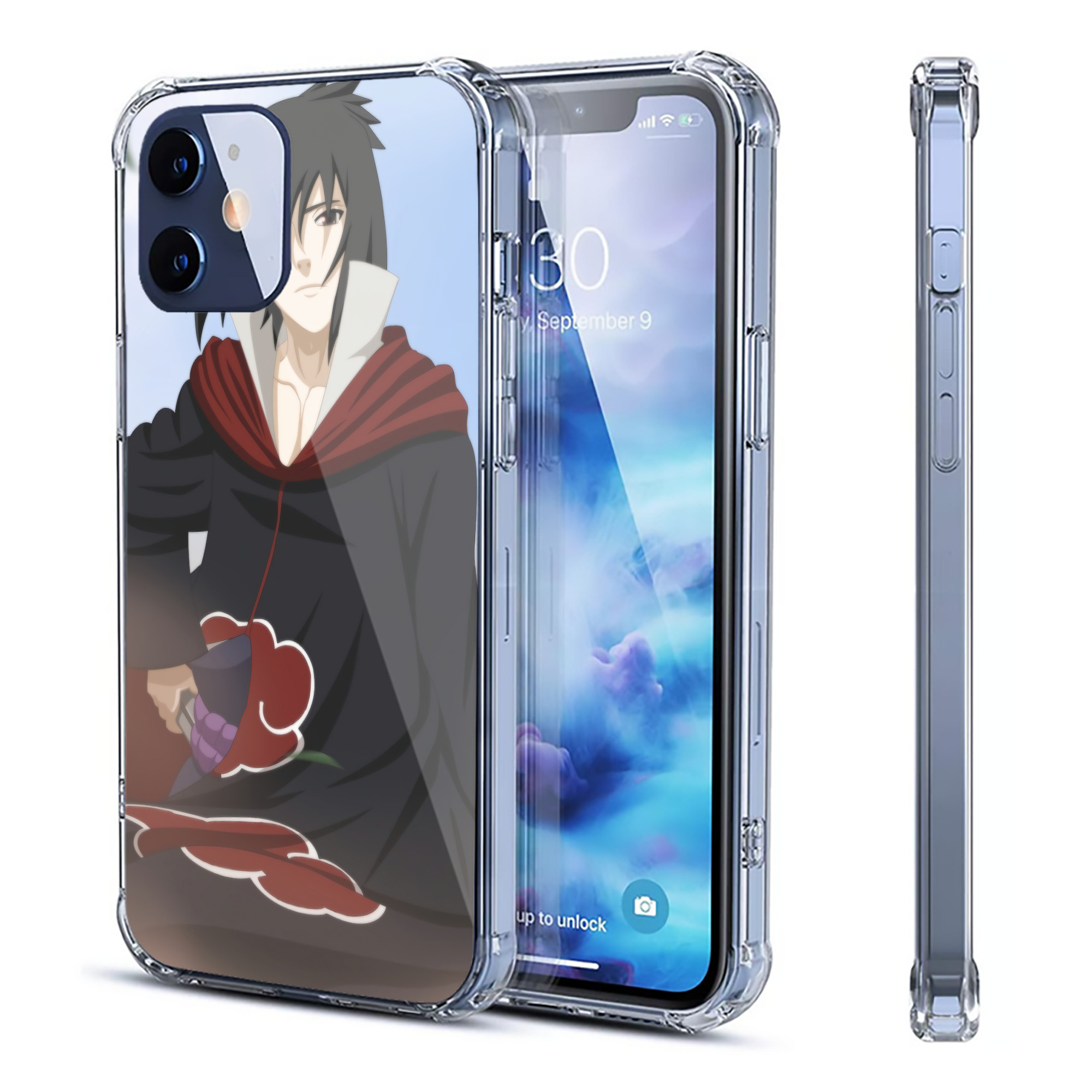 （画像用） NARUTO -ナルト- NARUTO -ナルト- 疾風伝 【iPhone 12シリーズ対応】透明スマホケース（クリアソフトケース）